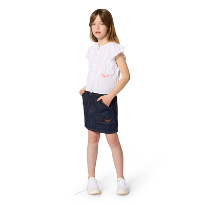 BLOUSE MANCHES COURTES ZADIG & VOLTAIRE FILLE