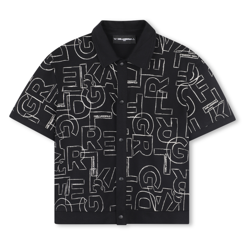 Chemise manches courtes en jersey KARL LAGERFELD KIDS 
                        GARCON