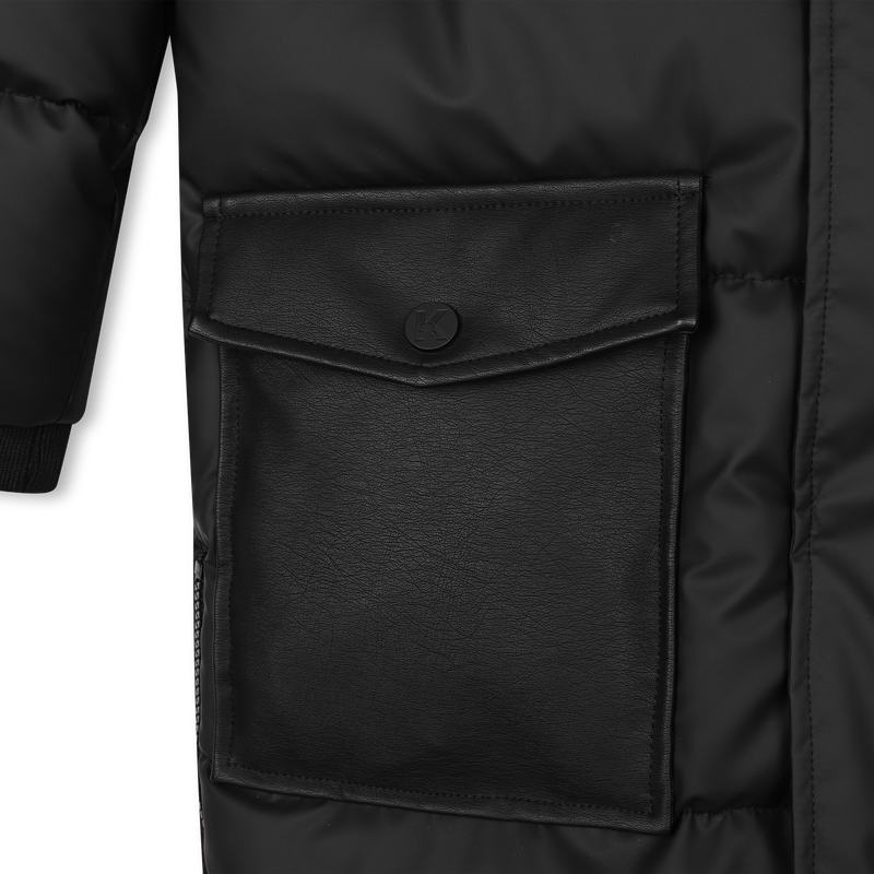Doudoune longue bimatière KARL LAGERFELD KIDS 
                    GARCON