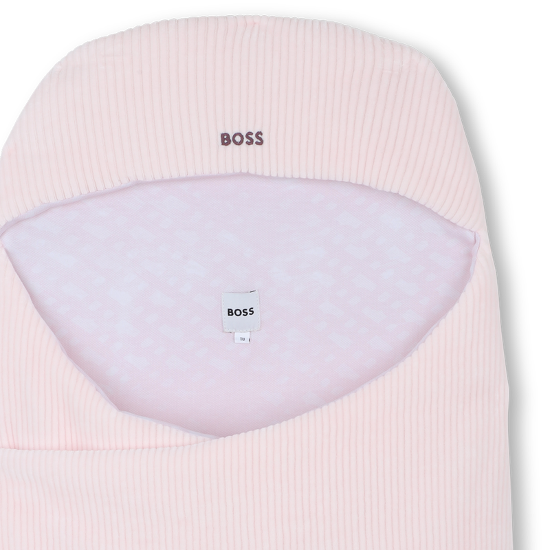 Nid d'ange en velours ray&eacute; BOSS 
                        UNISEXE