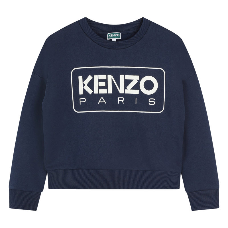 Sweat-shirt en molleton gratté KENZO KIDS 
                    FILLE