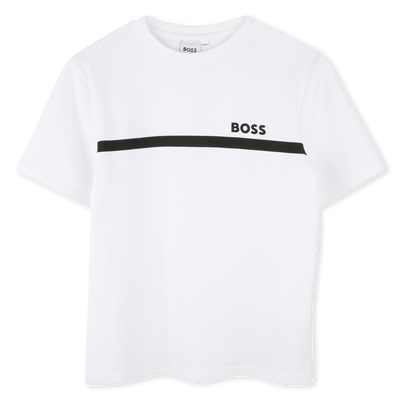 TEE-SHIRT MANCHES COURTES BOSS GARCON