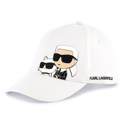 Casquette imprim&eacute;e r&eacute;glable KARL LAGERFELD KIDS FILLE