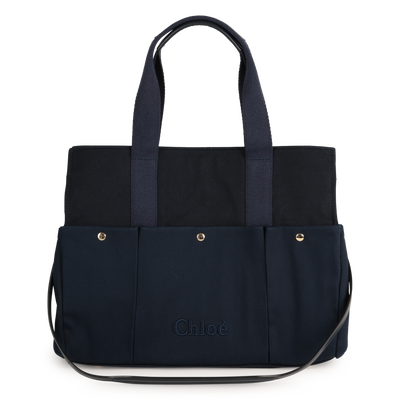 Sac à langer bi-matière CHLOE FILLE