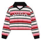 Polo &agrave; manches longues Hugo 
                    FILLE