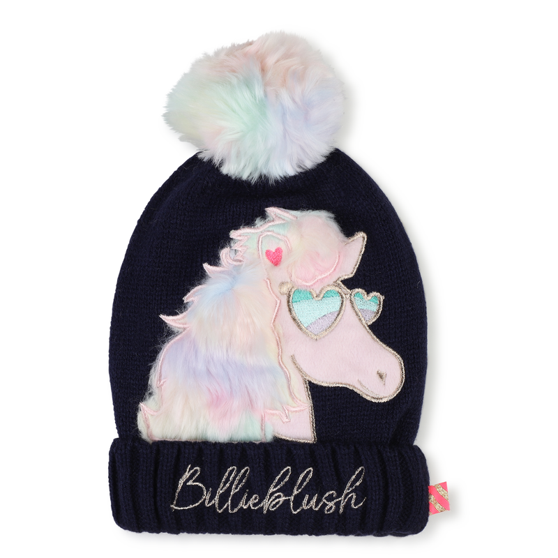 Bonnet Pégase à pompon BILLIEBLUSH 
                    FILLE