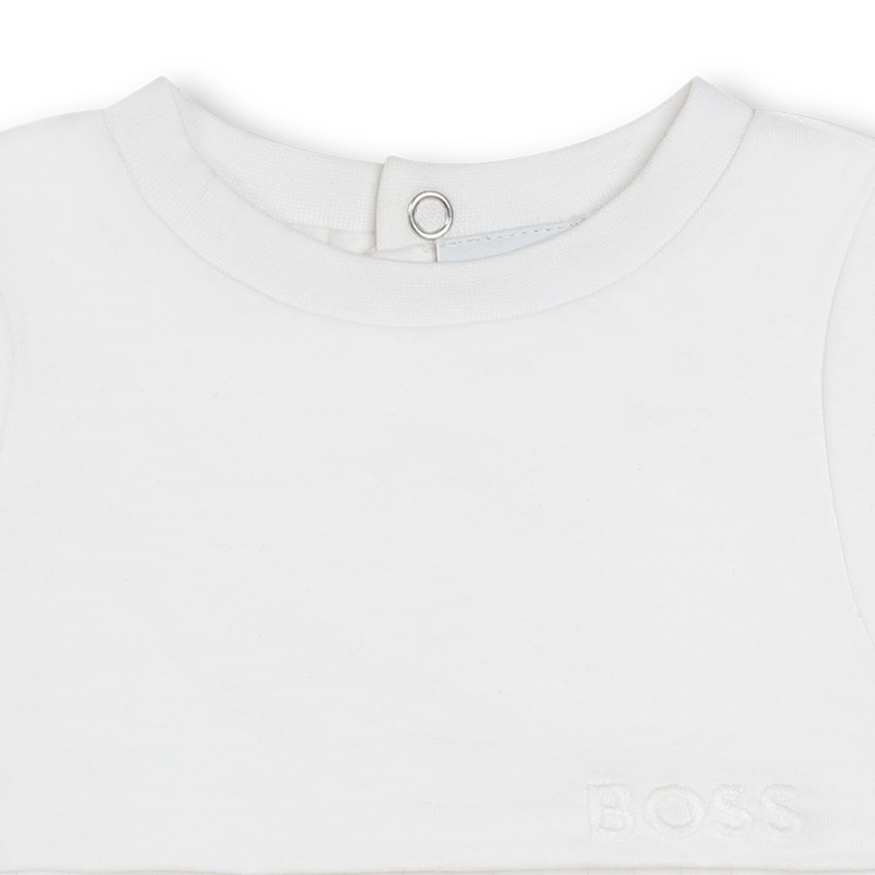 Robe plissée à manches courtes BOSS 
                    FILLE