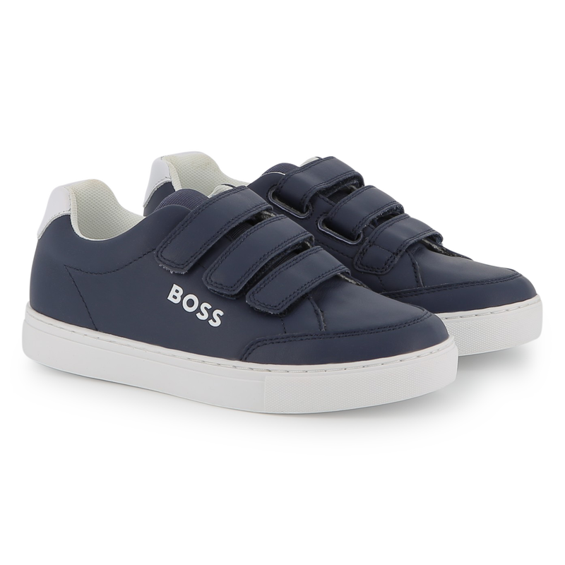 Baskets en cuir de vachette BOSS 
                    GARCON
