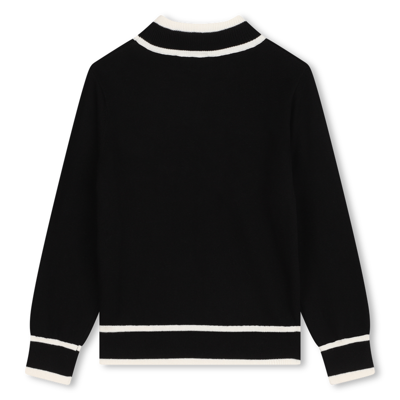 Pull avec broderie signature KARL LAGERFELD KIDS 
                        FILLE
