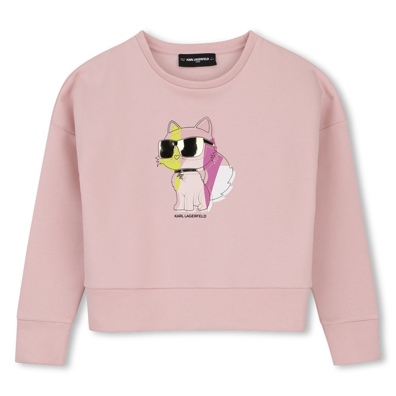 Sweat-shirt-shirt KARL LAGERFELD KIDS 
                        FILLE