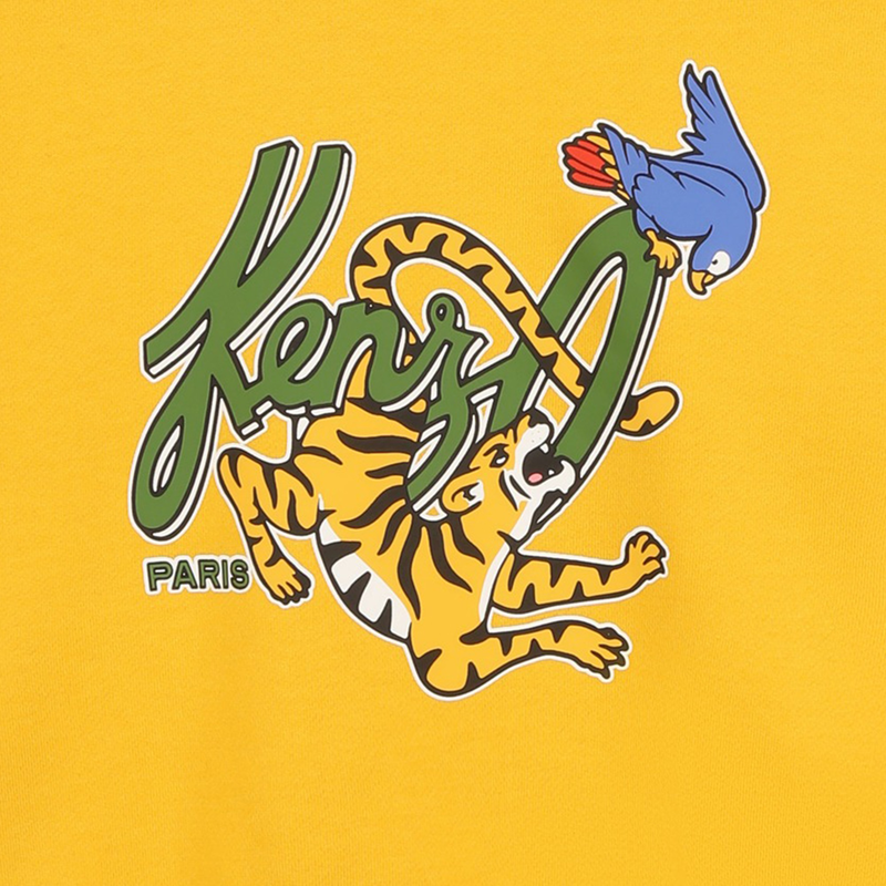 Sweat-shirt molletonn&eacute; KENZO KIDS 
                        FILLE