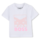 Ensemble cardigan + pantalon +Tee-shirt BOSS 
                    FILLE