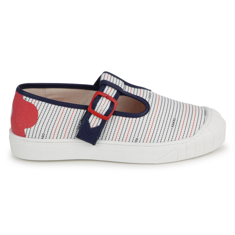 Baskets à boucles en toile KENZO KIDS 
                    UNISEXE