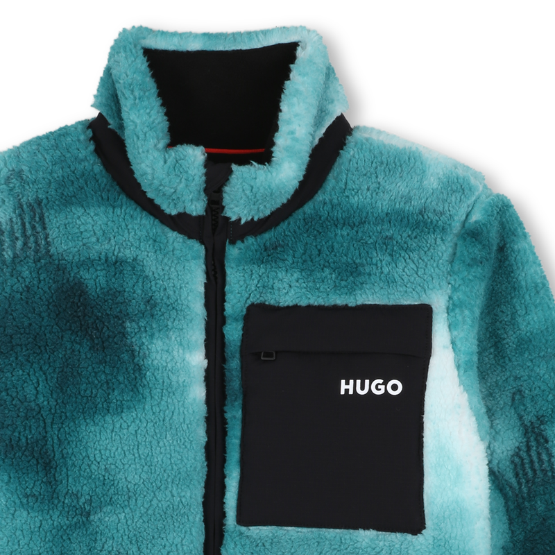Cardigan en tissu peluche Hugo 
                    GARCON