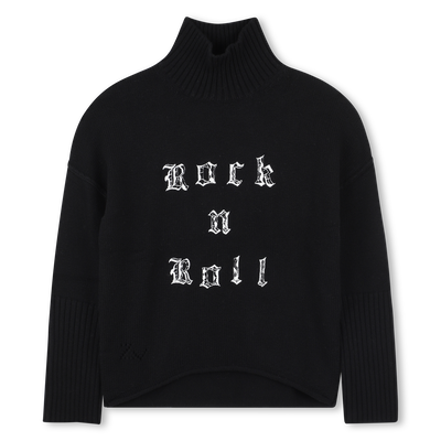 Pull en tricot à col montant ZADIG & VOLTAIRE FILLE