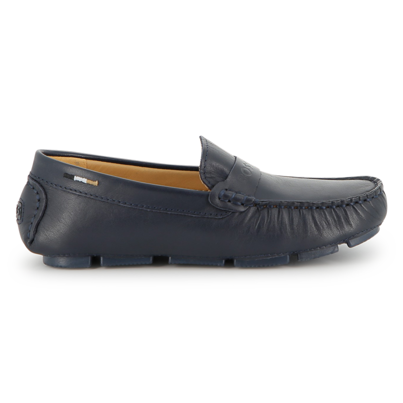 MOCASSINS EN CUIR DE VACHETTE BOSS 
                        GARCON