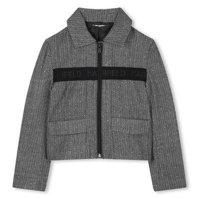 Veste ornée de strass KARL LAGERFELD KIDS FILLE