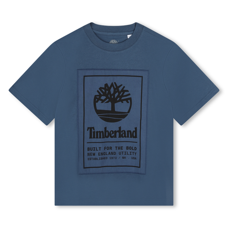 T-shirt sigle sur étiquette TIMBERLAND 
                    GARCON
