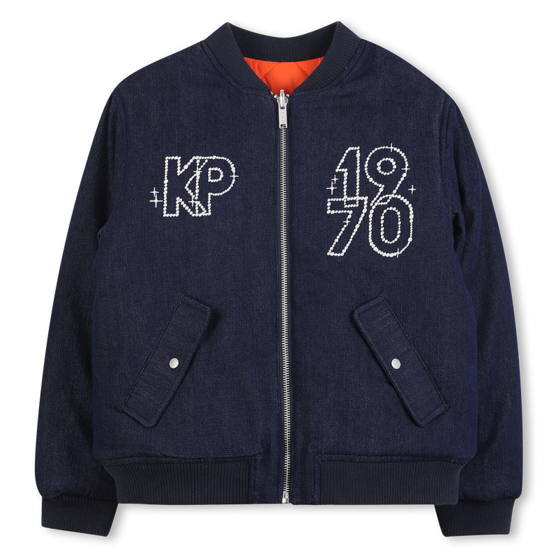 Veste réversible avec fermeture zippée KENZO KIDS 
                    UNISEXE