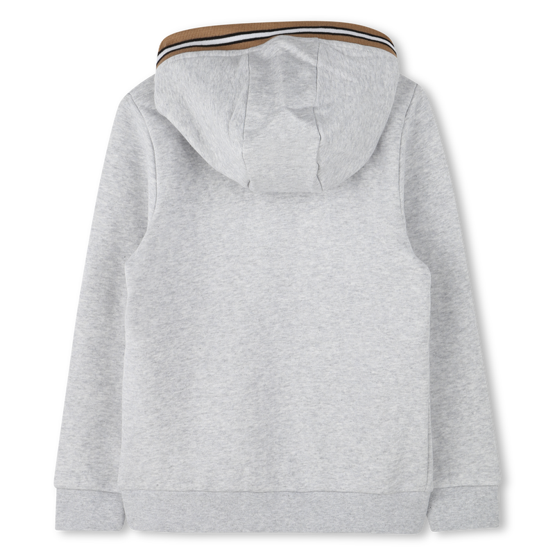 Cardigan zipp&eacute; &agrave; capuche BOSS 
                        GARCON