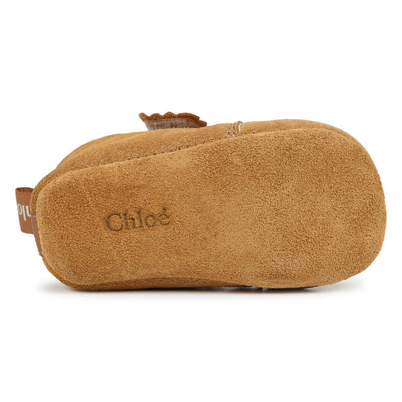 Chaussons avec bande auto-agrippante CHLOE 
                    FILLE