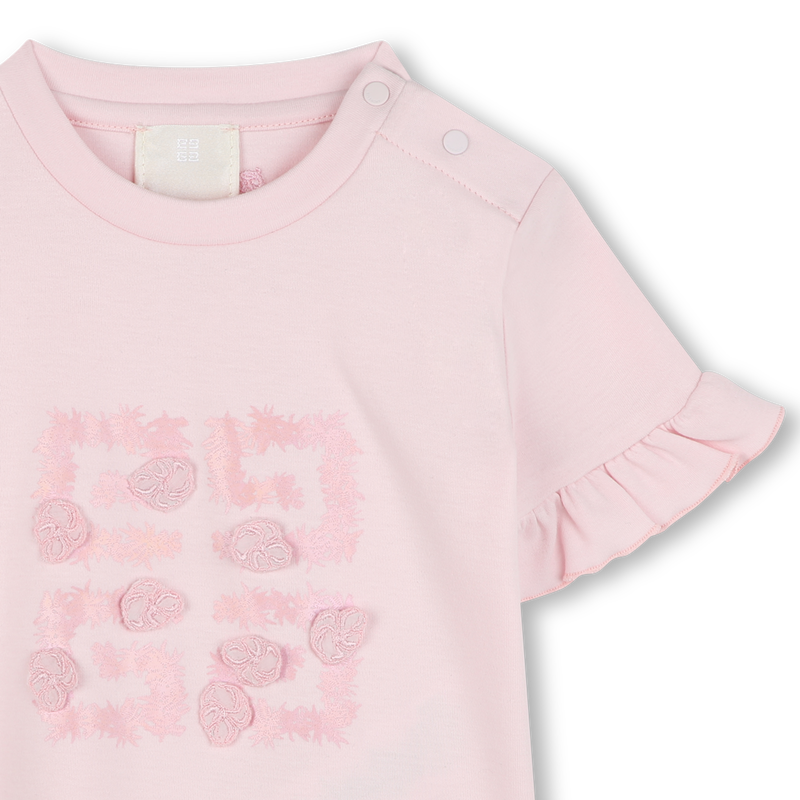 T-shirt à manches volantées GIVENCHY 
                    FILLE
