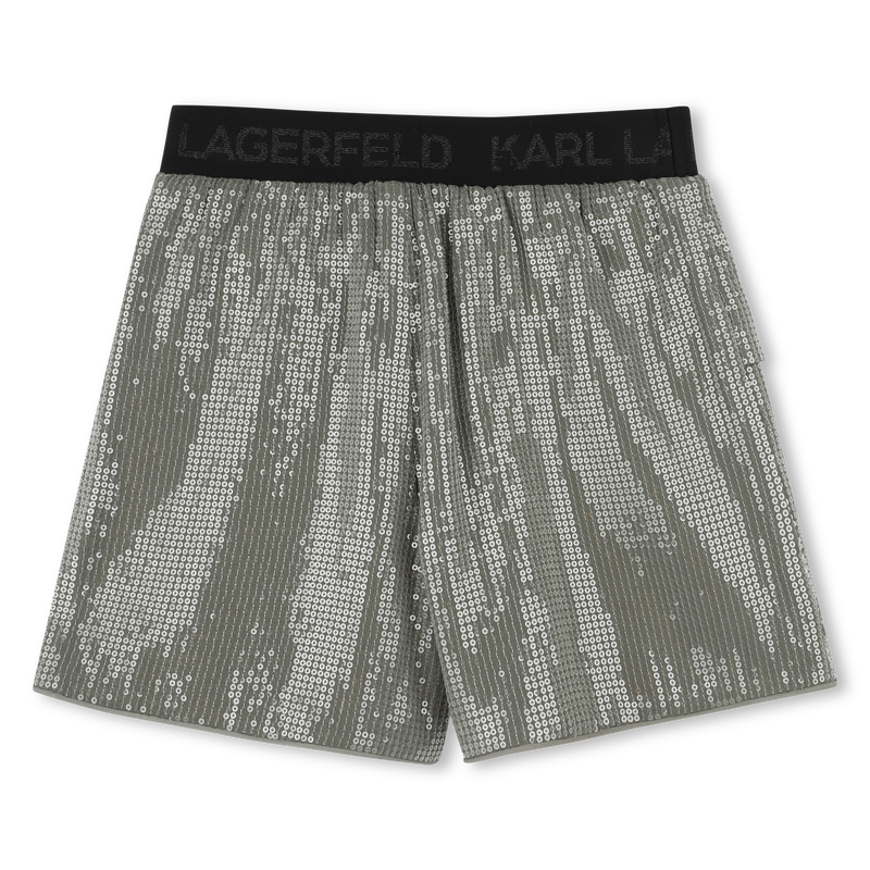 Short de cérémonie à sequins KARL LAGERFELD KIDS 
                    FILLE