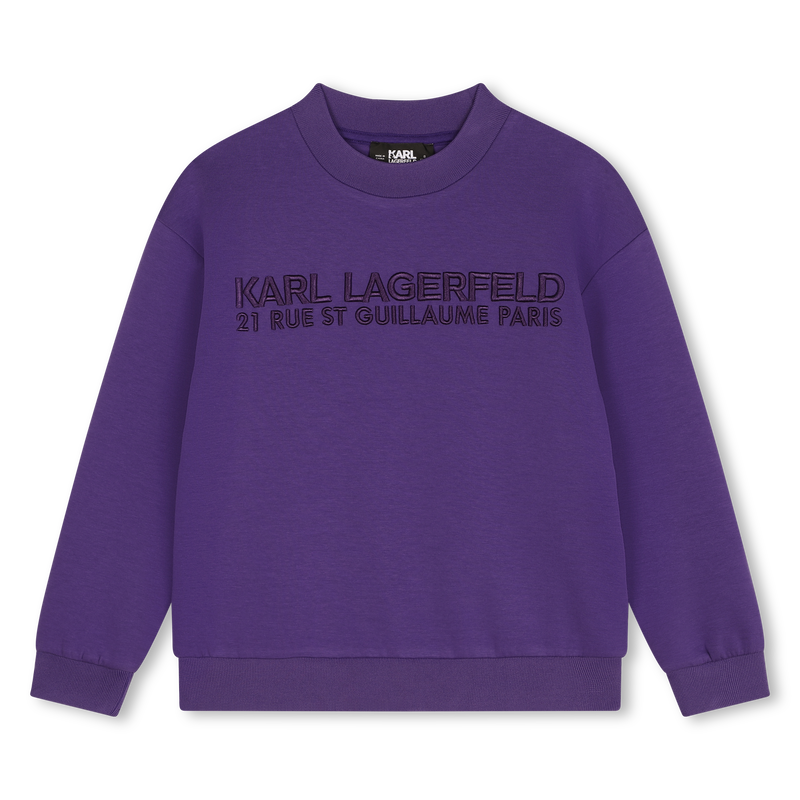 Sweat-shirt brodé KARL LAGERFELD KIDS 
                    GARCON