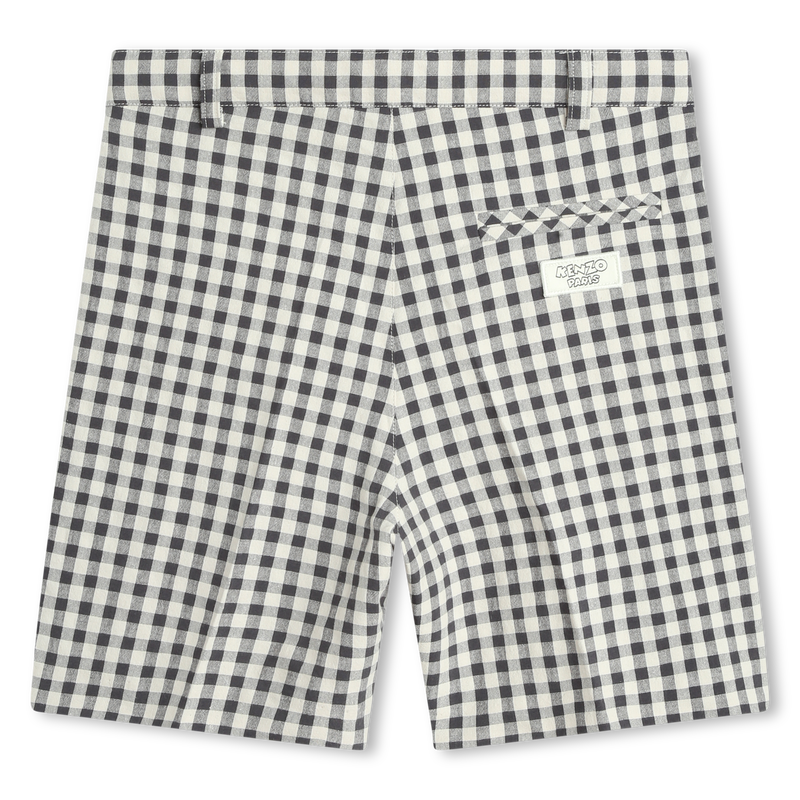 Bermuda à carreaux KENZO KIDS 
                    GARCON