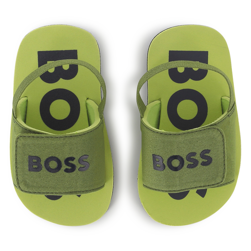 Claquettes avec fermeture par bandes auto aggripan BOSS 
                    GARCON