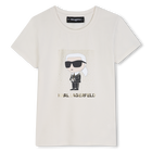 Tee-shirt manches courtes KARL LAGERFELD KIDS 
                    FILLE