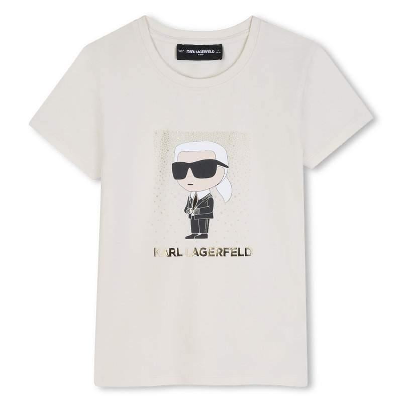 Tee-shirt manches courtes KARL LAGERFELD KIDS 
                        FILLE