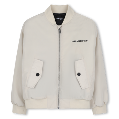 Bomber en toile KARL LAGERFELD KIDS GARCON