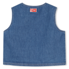 Veste en jean sans manches KENZO KIDS 
                    FILLE