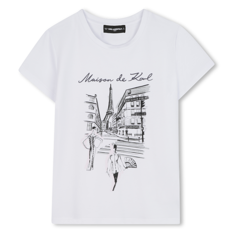 T-shirt à manches courtes KARL LAGERFELD KIDS 
                    FILLE
