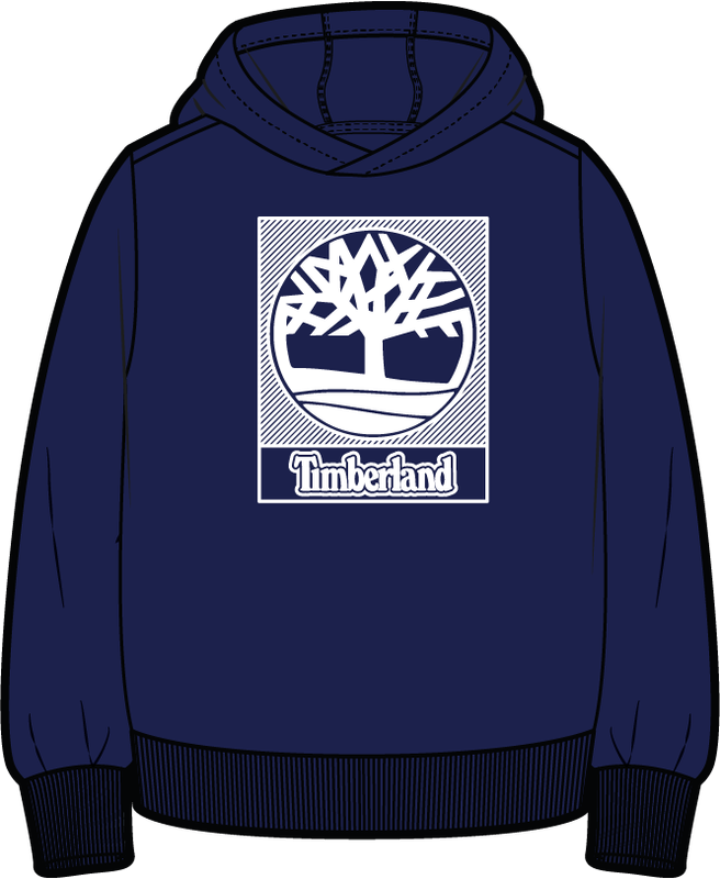 Sweat-shirt à capuche molleton TIMBERLAND 
                    GARCON