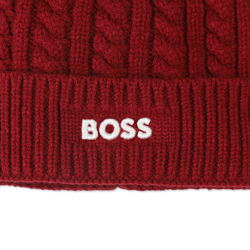 Bonnet tricot torsadé BOSS 
                    GARCON