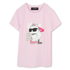 T-shirt avec imprim&eacute; KARL LAGERFELD KIDS 
                    FILLE