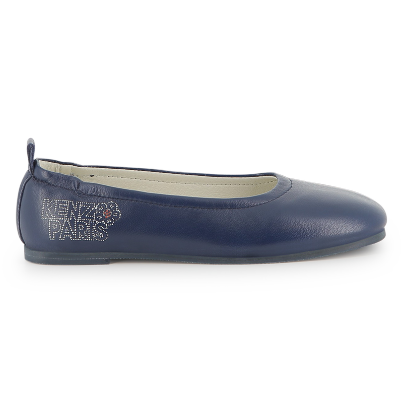 Ballerine en cuir de chèvre KENZO KIDS 
                        FILLE