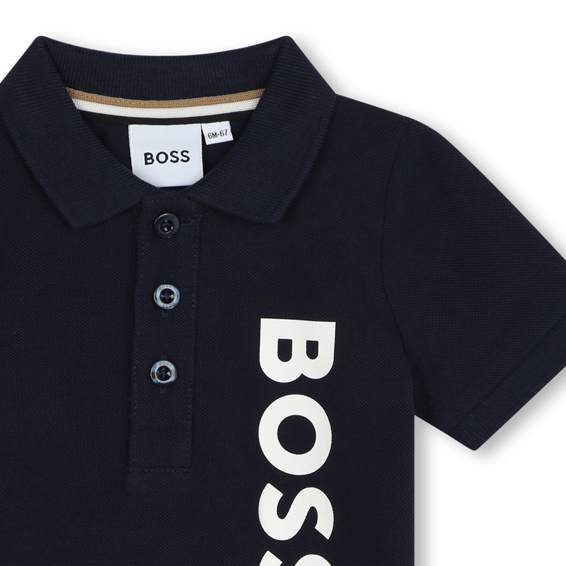 Polo boutonné piqué BOSS 
                    GARCON
