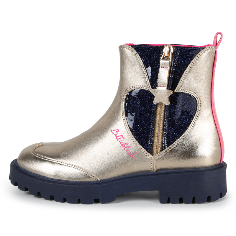 Bottines zippées pailletées BILLIEBLUSH 
                    FILLE