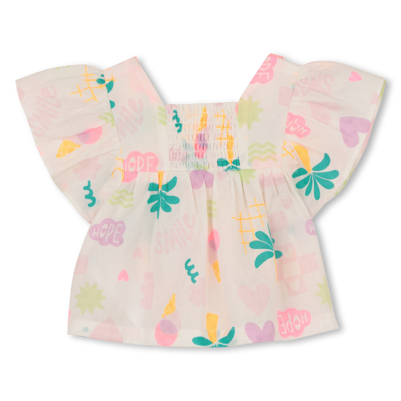 CHEMISIER MANCHES COURTES VOLANTEES BILLIEBLUSH 
                        FILLE