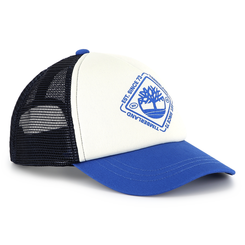 Casquette tricolore bimatière TIMBERLAND 
                    GARCON