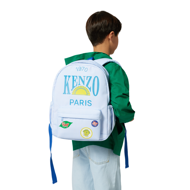 Coupe-vent &agrave; capuche en coton KENZO KIDS 
                        GARCON