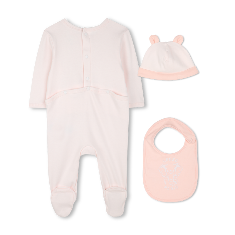 Pyjama, bonnet et bavoir coton KENZO KIDS 
                    UNISEXE