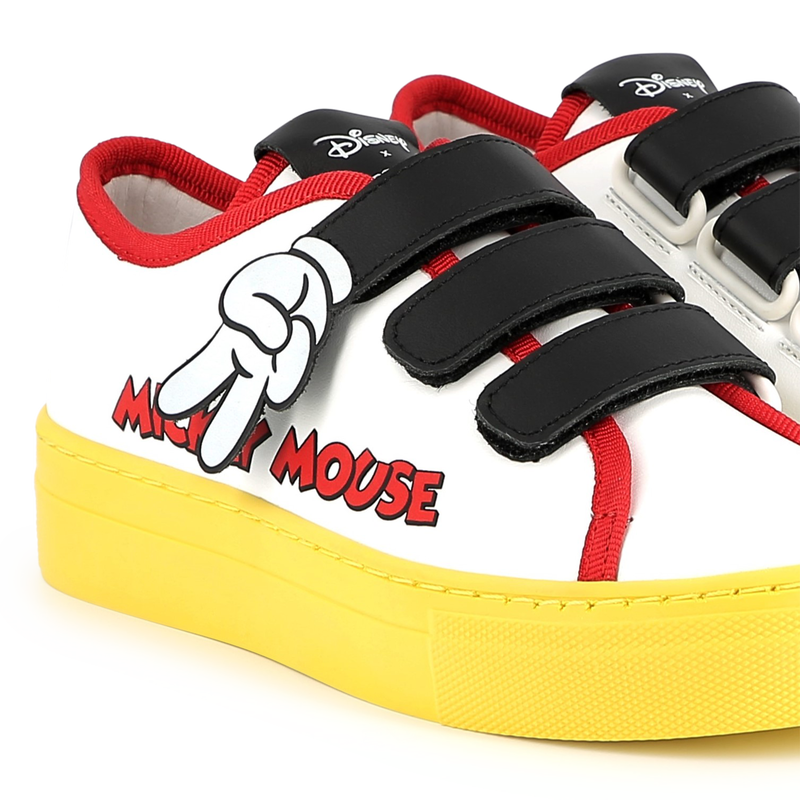 Baskets en cuir à fermeture par bandes auto aggrip THE MARC JACOBS 
                    GARCON