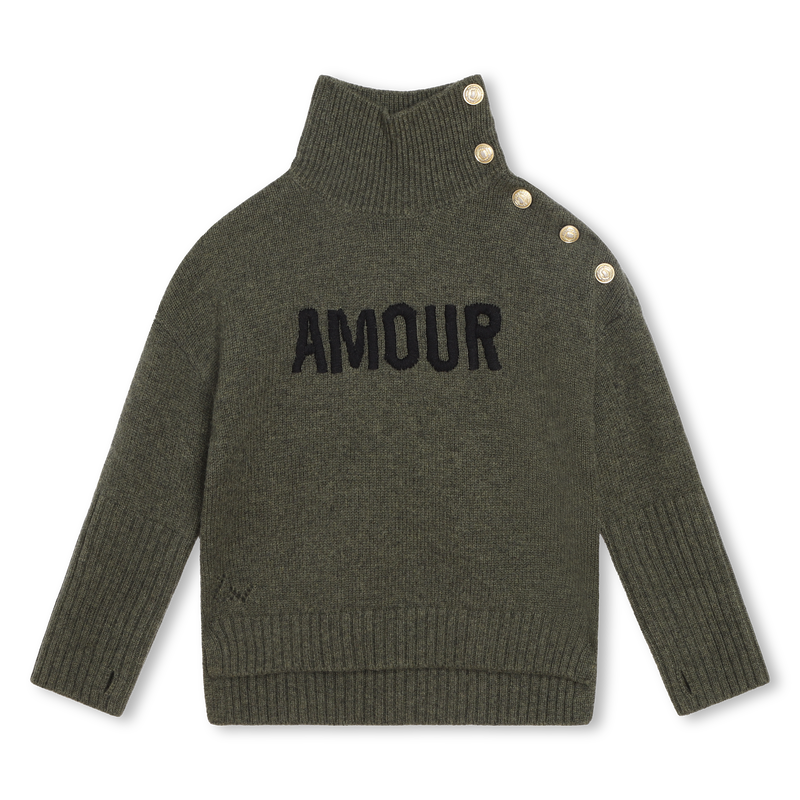 Pull boutonné à col roulé ZADIG & VOLTAIRE 
                    FILLE