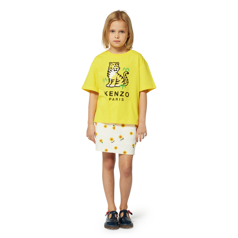 Jupe &agrave; taille &eacute;lastiqu&eacute;e KENZO KIDS 
                        FILLE