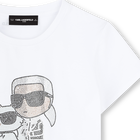 T-shirt &agrave; manches courtes KARL LAGERFELD KIDS 
                    FILLE