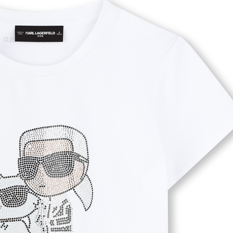 T-shirt &agrave; manches courtes KARL LAGERFELD KIDS 
                        FILLE